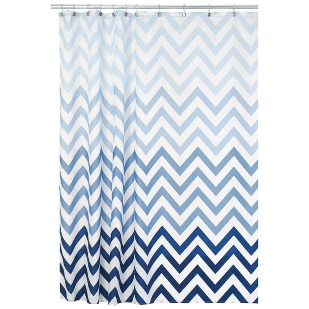 CafePress Beautiful Indigo Blue Ombre Decorative Fabric Shower Curtain 